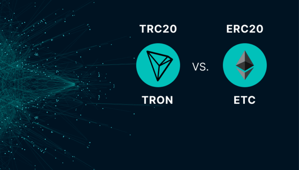 تفاوت تتر TRC20 با تتر ERC20 چیست؟