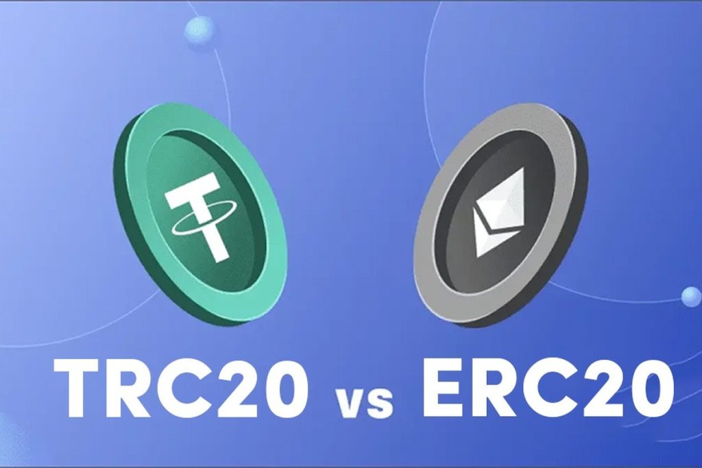 تفاوت تتر ERC20 و TRC20